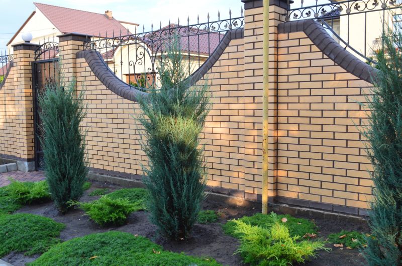 Brick Fence Installation in Fairfield County, CT