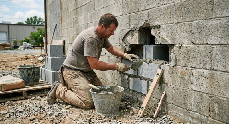 Cement Block Repair in Cleveland, OH
