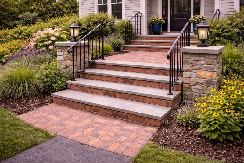 Masonry Steps Installation in Boston, MA