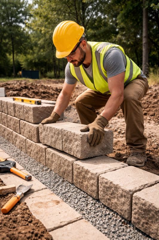 Block Wall Installation in Worcester, MA