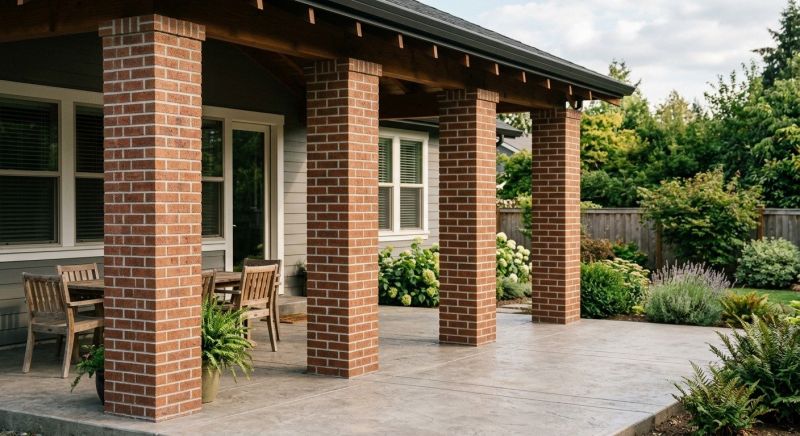 Brick Columns Installation in Stamford, CT