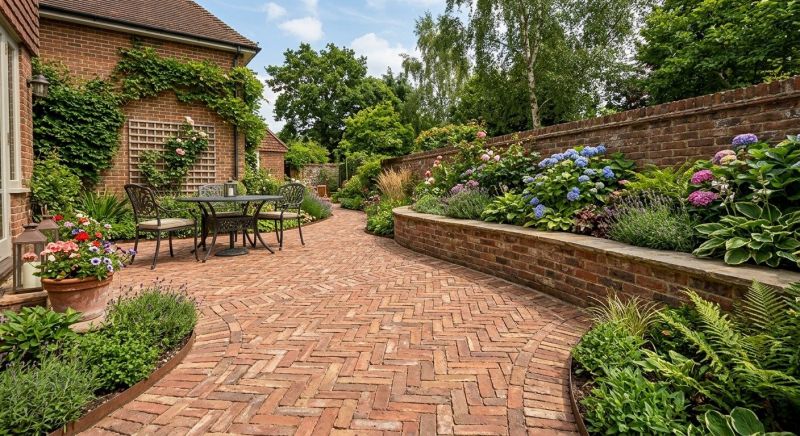 Brick Hardscape Construction in Manchester, NH
