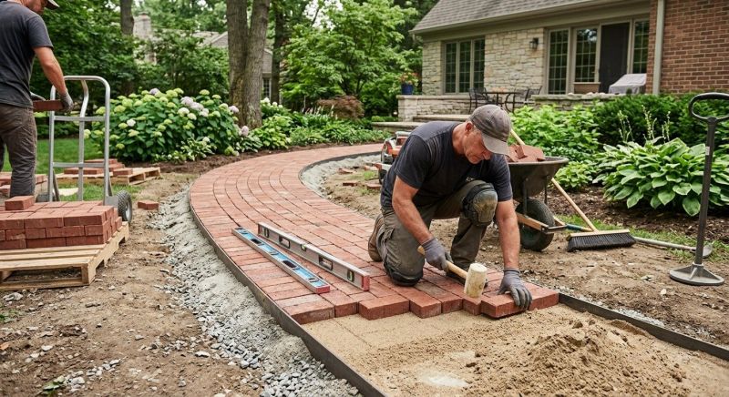 Brick Hardscape Installation in Norwalk, CT