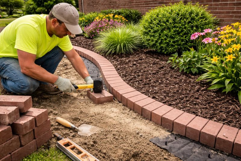 Brick Hardscape Installation in Warwick, RI