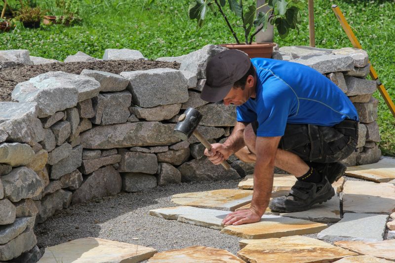 Stone Mason at Work