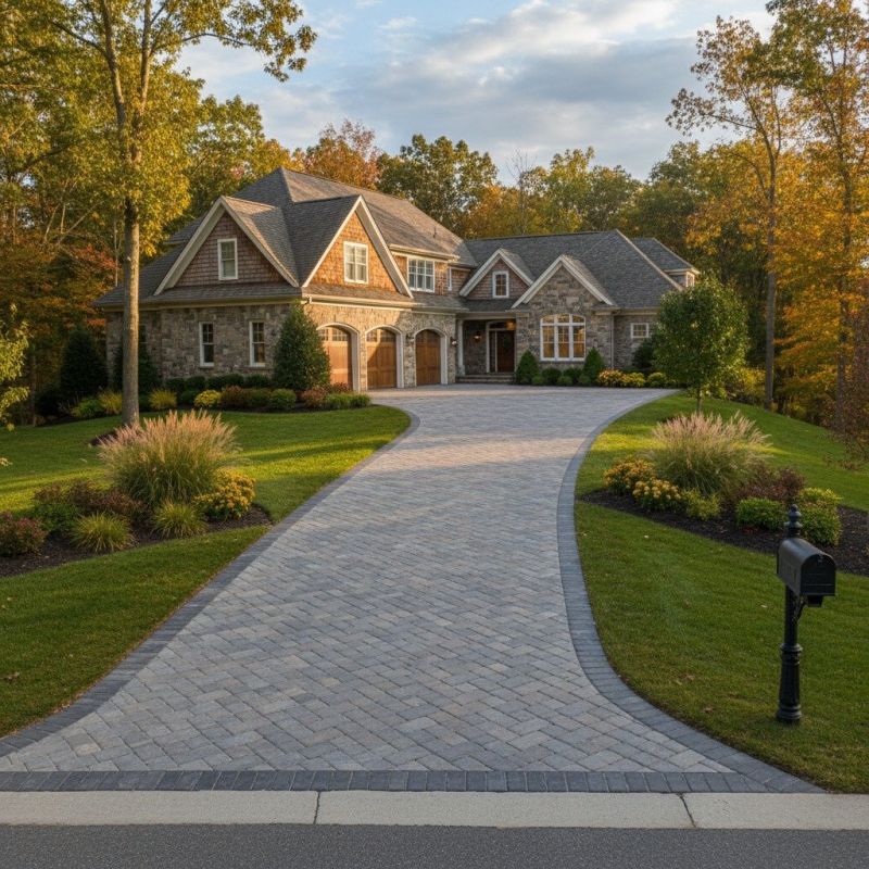 Stone Driveway Construction in Davis County, UT
