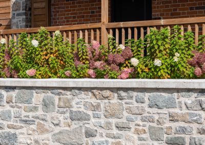 Stone Wall Hardscaping in Boston, MA